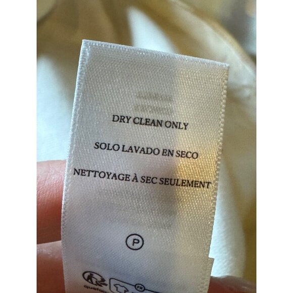 Rails Skirt Women XXS Ivory Satin Floral Diffused Blossom Anya Midi Boho Artsy - Picture 11 of 11